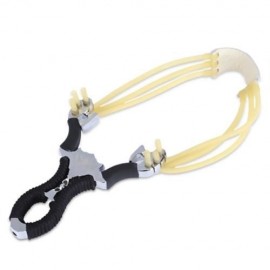 YERENBULUO OUTDOOR HUNTING STAINLESS STEEL CATAPULT (BLACK)