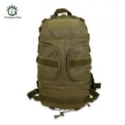 Protector Plus 35L Outdoor Cycling Climbing Military Backpack (GREEN BROWN)