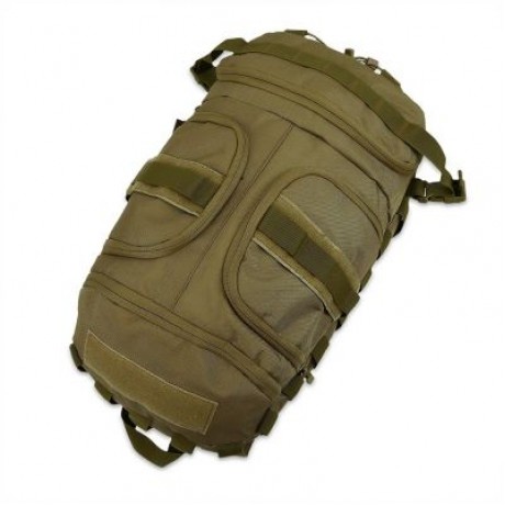 Protector Plus 35L Outdoor Cycling Climbing Military Backpack (GREEN BROWN)