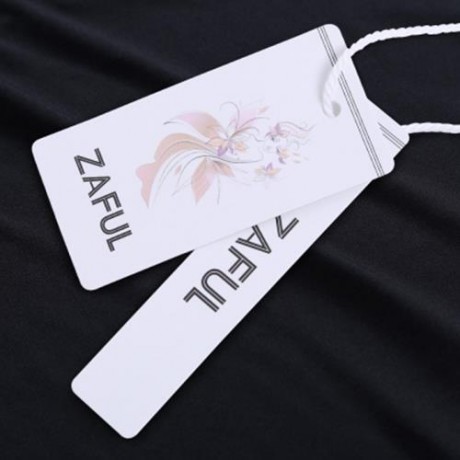 SPAGHETTI STRAP HOLLOW OUT LACE-UP BACKLESS WOMEN SWIMSUIT (BLACK)