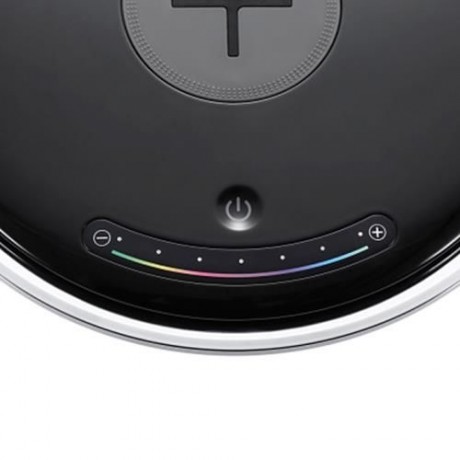 WIRELESS CHARGER COLORFUL NIGHT LIGHT (BLACK WHITE)