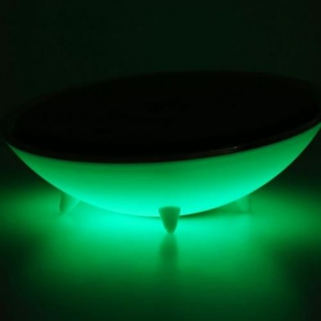 WIRELESS CHARGER COLORFUL NIGHT LIGHT (BLACK WHITE)