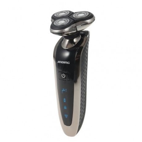 JINDING RQ8508C Three Blades Electric Shaver 4D Floating Safe Razor (GRAY)