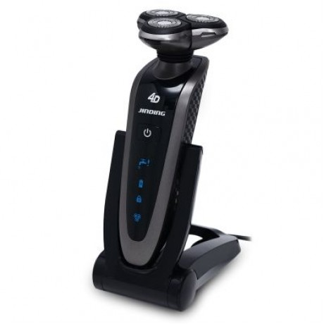 JINDING 5380 Rechargeable Shaver 4D Floating Razor (GRAY)