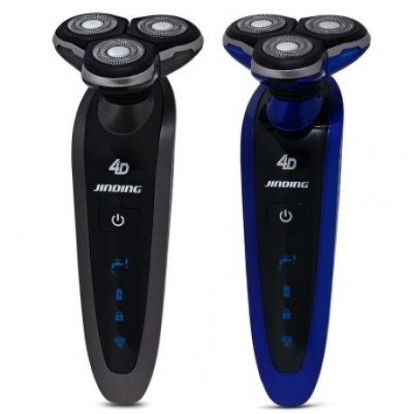 JINDING 5380 Rechargeable Shaver 4D Floating Razor (GRAY)