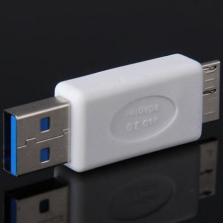 CY U3-152  MICRO USB 3.0 OTG HOST CABLE FOR FLASH DISK WITH USB ADAPTER (WHITE)