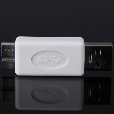 CY U3-152  MICRO USB 3.0 OTG HOST CABLE FOR FLASH DISK WITH USB ADAPTER (WHITE)