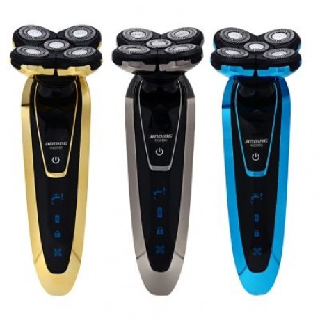 JINDING 5580 Rechargeable Five Blades Electric Shaver for Men (GOLDEN)