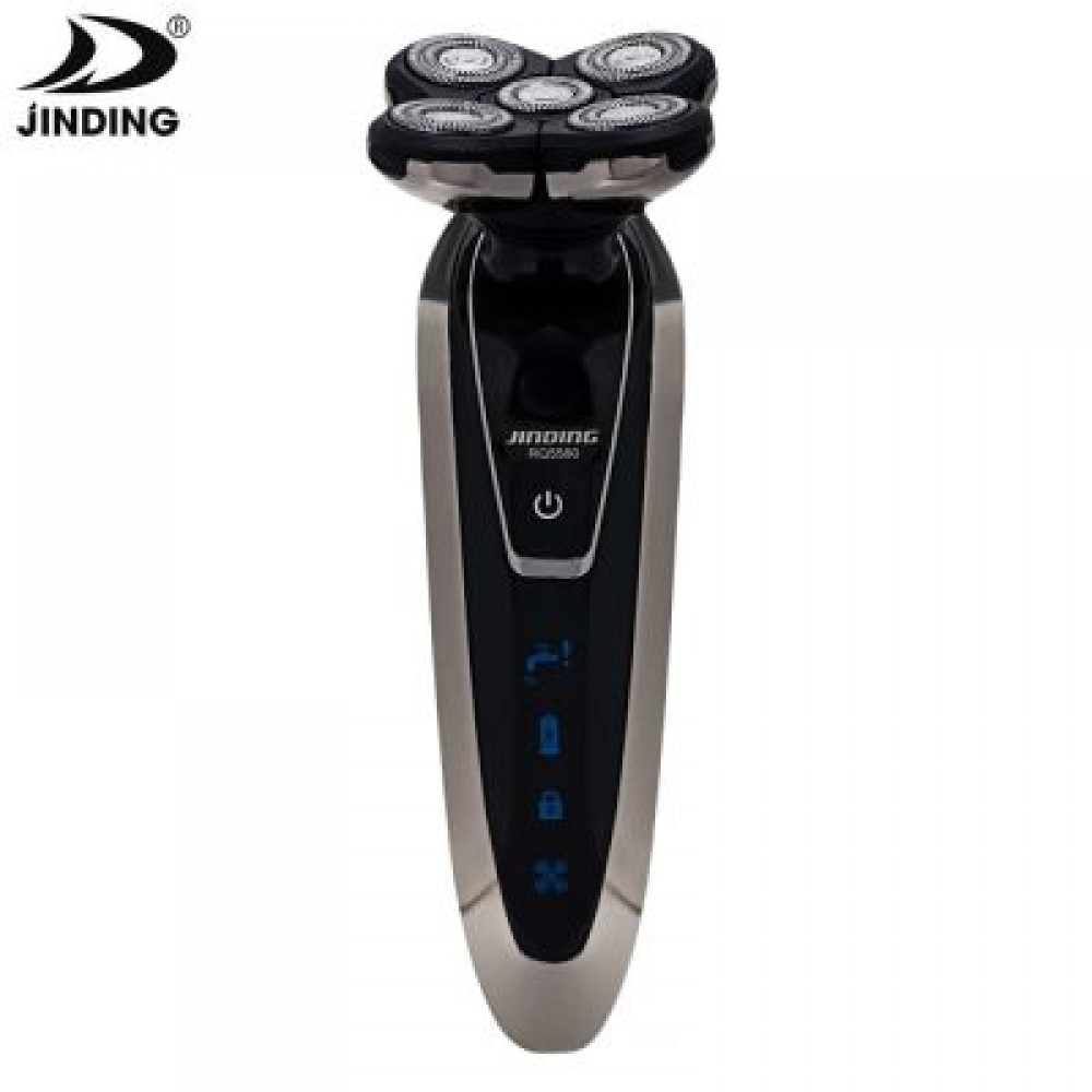 JINDING 5580 Rechargeable Five Blades Electric Shaver for Men (GRAY)