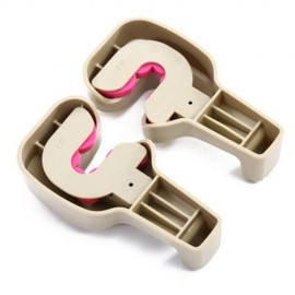 2PCS CAR FASTENER CLIP PORTABLE SEAT HOOK