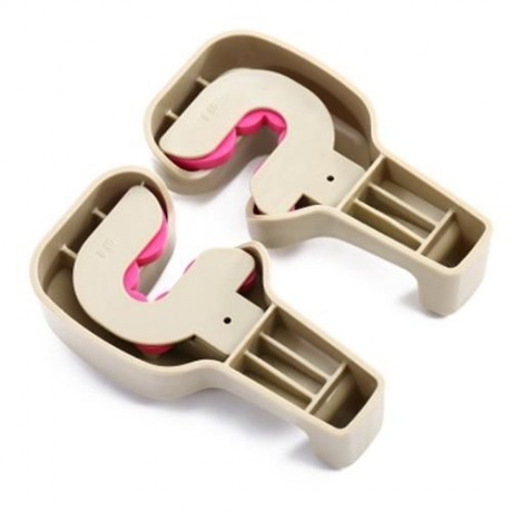 2PCS CAR FASTENER CLIP PORTABLE SEAT HOOK