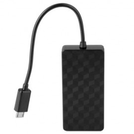 GT-133 USB2.0 HUB   CARD READER SUPPORT SD SDHC MS TF CARD INPUT (BLACK)