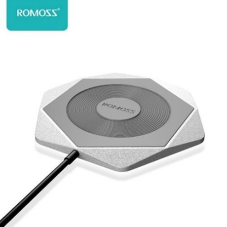 ROMOSS WF01 HEXA QC 2.0 QI WIRELESS FAST CHARGING PAD (SILVER)