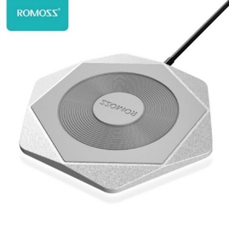 ROMOSS WF01 HEXA QC 2.0 QI WIRELESS FAST CHARGING PAD (SILVER)