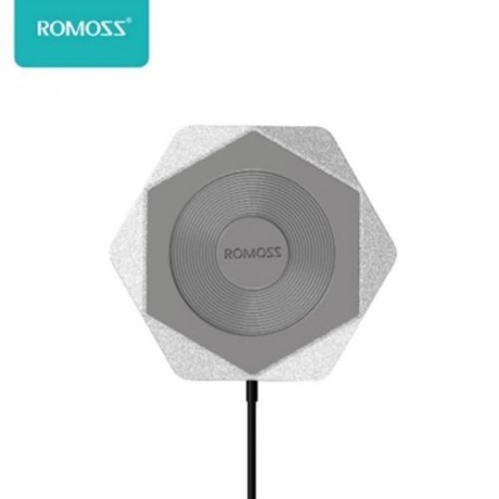 ROMOSS WF01 HEXA QC 2.0 QI WIRELESS FAST CHARGING PAD (SILVER)