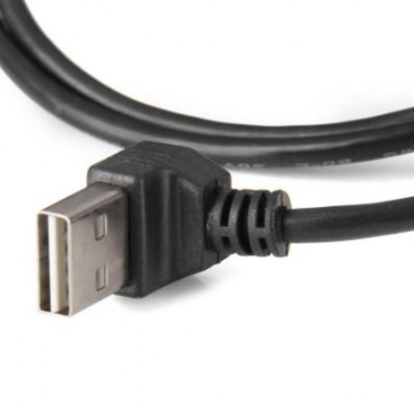 CY U2-288 100CM USB 2.0 A MALE TO B MALE ADAPTER WITH UP DOWN ANGLE FOR PRINTER SCANNER (B