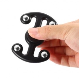NOVELTY HAND SPINNING FINGER TOY FOR ADULTS AND KIDS (BLACK)