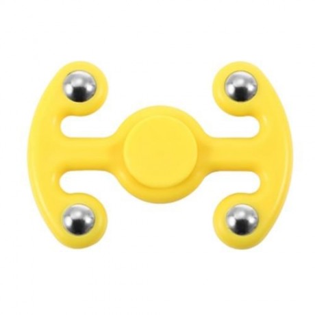NOVELTY HAND SPINNING FINGER TOY FOR ADULTS AND KIDS (YELLOW)