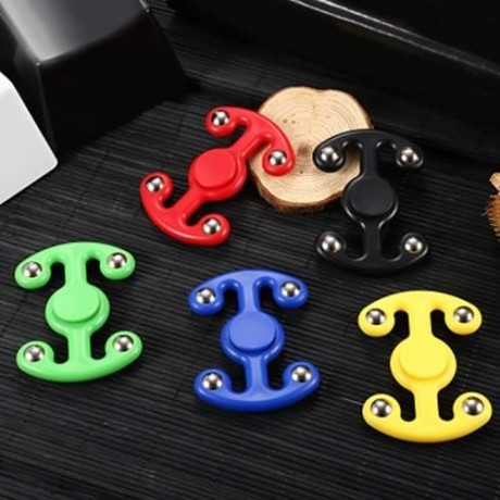 NOVELTY HAND SPINNING FINGER TOY FOR ADULTS AND KIDS (RED)