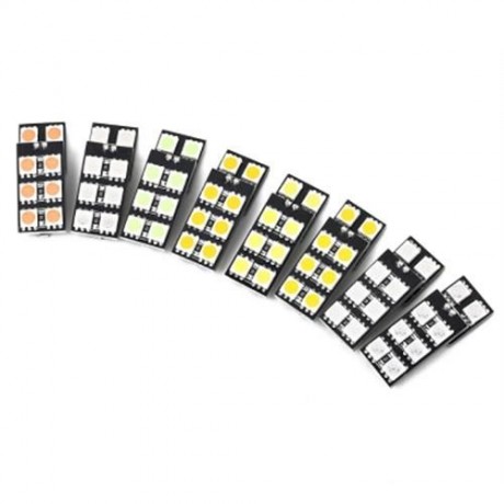 SCOE T10 8B 8SMD LED LIGHT BULBS CAR ENERGY-SAVING READING LAMP