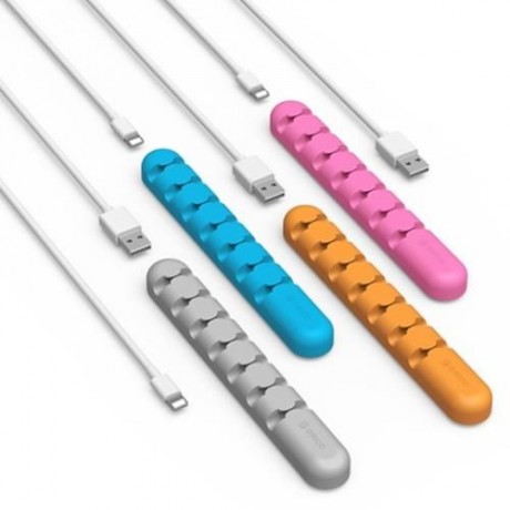 ORICO CBS7 DESKTOP CABLE ORGANIZER SILICONE CORD HOLDER CLIP (TUTTI FRUTTI)