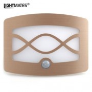 LANGMEIKE WS01 LED BEDROOM DECORATE INDUCTION NIGHT LIGHT (GOLDEN)