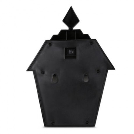 SOLAR POWERED HEXAGONAL OUTDOOR LED WALL LAMP FENCE LIGHT (BLACK)