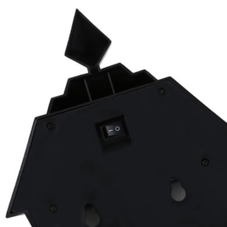 SOLAR POWERED HEXAGONAL OUTDOOR LED WALL LAMP FENCE LIGHT (BLACK)