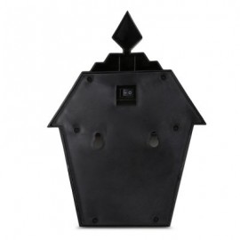 Solar Powered Hexagonal Outdoor LED Wall Lamp Fence Light (BLACK)