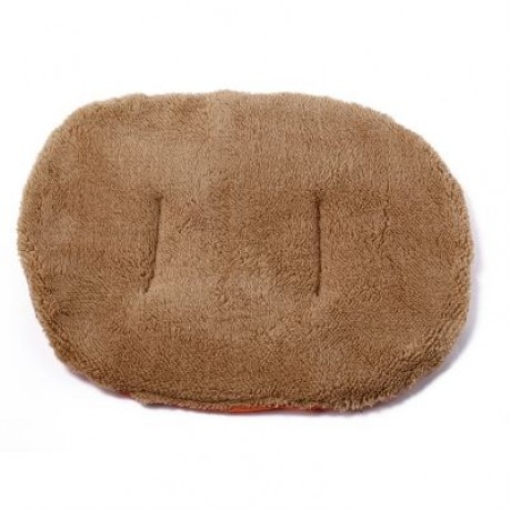 Kimpets Denim Fabric Stylish Washable Pet Dog Cat Bed (ORANGE)