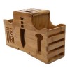 CYYC MULTI-PURPOSE BAMBOO CUTTER STORAGE RACK KITCHENWARE (BEIGE WOOD)