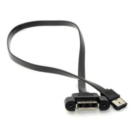 CY SA-022 1M POWER ESATA MALE TO FEMALE EXTENSION CABLE (BLACK)