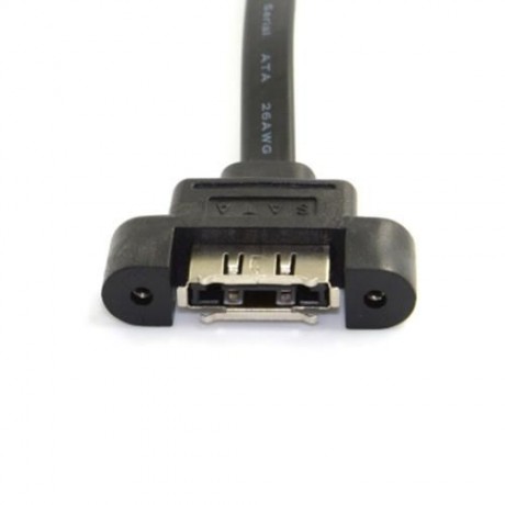 CY SA-022 1M POWER ESATA MALE TO FEMALE EXTENSION CABLE (BLACK)