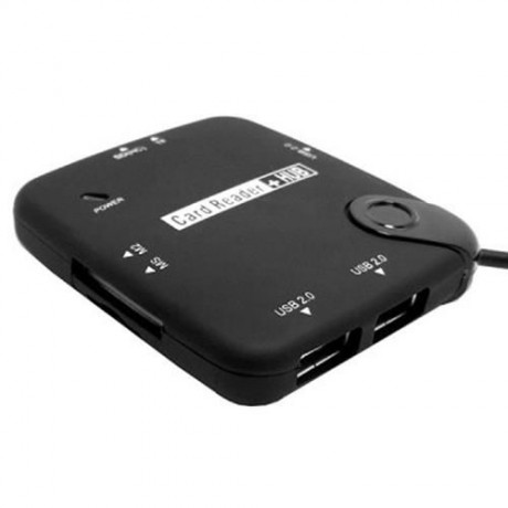CY GT-037 4 PORTS MICRO USB HUB SD / TF / MS / M2 CARD READER FOR SAMSUNG GALAXY S2 I9100/