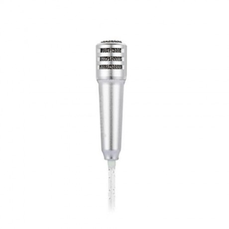 YESHOLD WIRED STEREO HIFI EARPHONES WITH MINI MIC FOR KARAOKE (SILVER)