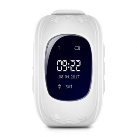 Q50 CHILDREN OLED DISPLAY GPS INTELLIGENT WATCH TELEPHONE (WHITE)