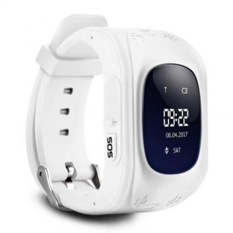 Q50 CHILDREN OLED DISPLAY GPS INTELLIGENT WATCH TELEPHONE (WHITE)