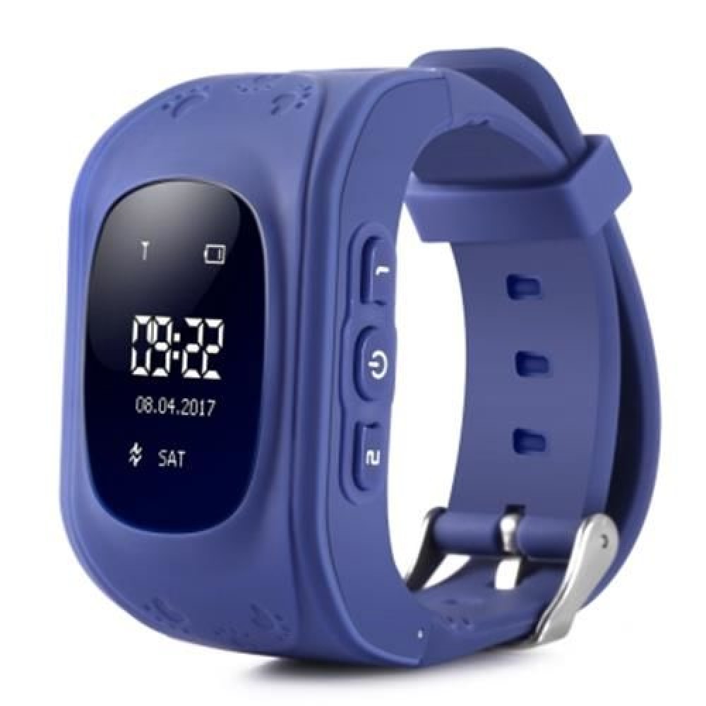 Q50 CHILDREN OLED DISPLAY GPS INTELLIGENT WATCH TELEPHONE (DEEP BLUE)