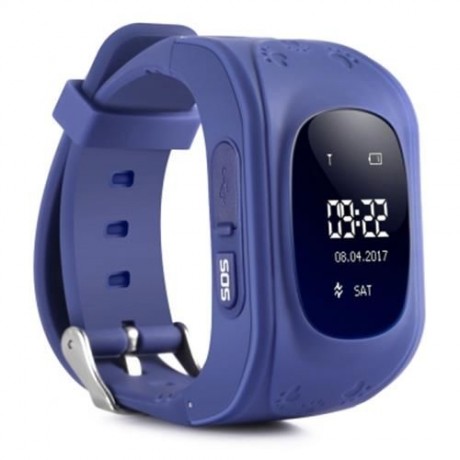 Q50 CHILDREN OLED DISPLAY GPS INTELLIGENT WATCH TELEPHONE (DEEP BLUE)