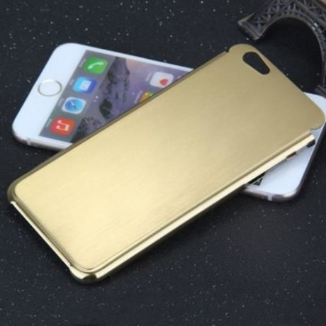 BRUSHED BACK COVER CASE FOR IPHONE 6 - 4.7 INCHES (GOLDEN)