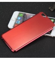 BRUSHED BACK COVER CASE FOR IPHONE 6 - 4.7 INCHES (RED)