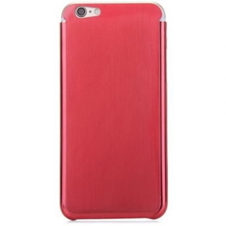 BRUSHED BACK COVER CASE FOR IPHONE 6 - 4.7 INCHES (RED)