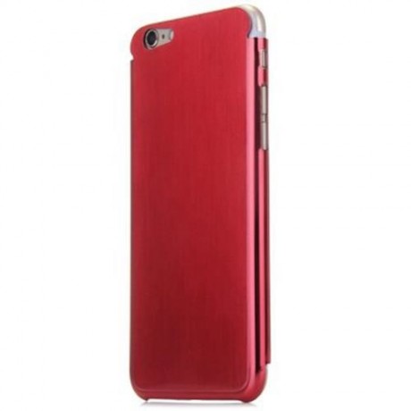 BRUSHED BACK COVER CASE FOR IPHONE 6 - 4.7 INCHES (RED)