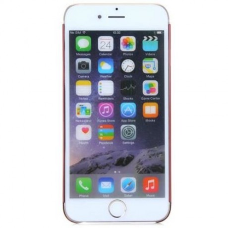 BRUSHED BACK COVER CASE FOR IPHONE 6 - 4.7 INCHES (RED)