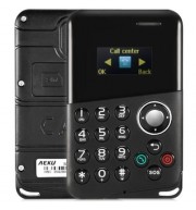 AIEK M8 0.96 INCH 4.8MM CARD MOBILE PHONE (BLACK)