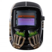 SOLAR ENERGY AUTOMATIC DARKENING ELECTRICAL WELDING HELMET (BLACK)