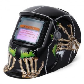 SOLAR ENERGY AUTOMATIC DARKENING ELECTRICAL WELDING HELMET (BLACK)