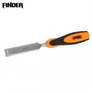 FINDER PROFESSIONAL FLAT WOODWORKING CHISEL WOOD CARVING KNIFE (BLACK AND ORANGE)