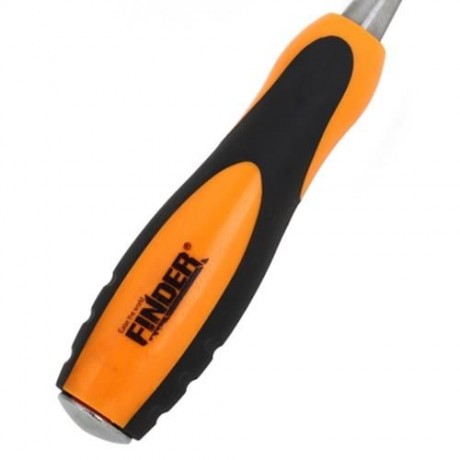 FINDER PROFESSIONAL FLAT WOODWORKING CHISEL WOOD CARVING KNIFE (BLACK AND ORANGE)
