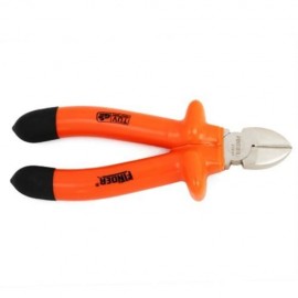 FINDER HIGH CARBON STEEL ELECTRONIC CUTTING PLIERS (BLACK AND ORANGE)